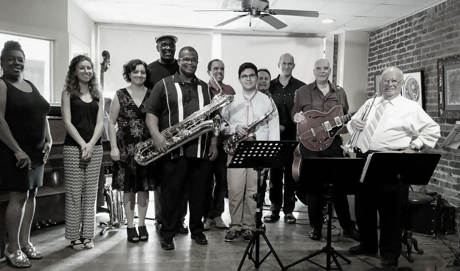 The CCC Ensemble and fellow musicians at BeanRunner Café